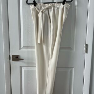 Express Cream Ankle Pants